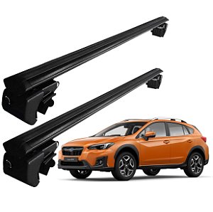 RACK P/ LONGARINAS SIGMA ALUMÍNIO 03 (1,26M) SUBARU NEW XV 2021 / 2022 - PRETO