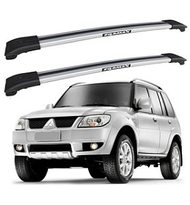 RACK TRAVESSA LARGA EQMAX MITSUBISHI TR4 2006 2007 2008 2009 2010 2011 2012 2013 2014 2015 - CINZA