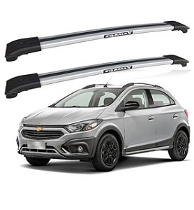 RACK TRAVESSA LARGA EQMAX GM ONIX ACTIVE 2017 2018 2019 - CINZA