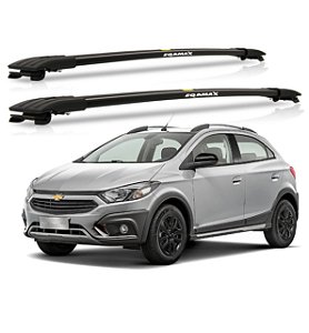 RACK TRAVESSA LARGA EQMAX GM ONIX ACTIVE 2017 2018 2019 - PRETO