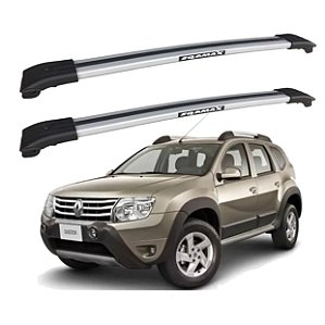 RACK TRAVESSA LARGA EQMAX RENAULT DUSTER 2011 2012 2013 2014 2015 - CINZA