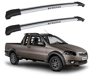 RACK TRAVESSA LARGA EQMAX FIAT STRADA 2015 - CINZA
