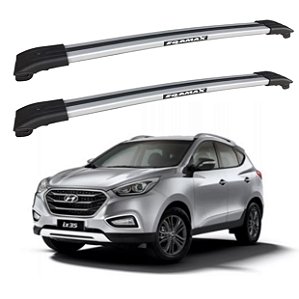 RACK TRAVESSA LARGA EQMAX HYUNDAI IX35 2010 2011 2012 2013 2014 2015 2016 2017 2018 2019 2020 2021 2022 - CINZA