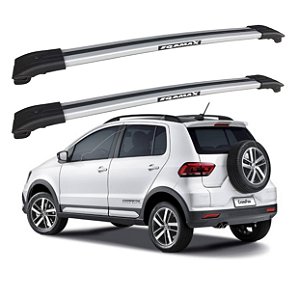 RACK TRAVESSA LARGA EQMAX VW CROSSFOX 2011 2012 2013 2014 2015 2016 2017 2018 - CINZA