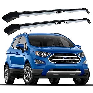 RACK P/ LONGARINAS INTEGRADAS EQMAX DELTA FORD ECOSPORT 2013 2014 2015 2016 2017 2018 2019 2020 2021 - CINZA