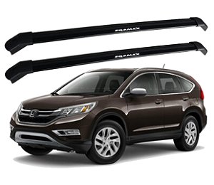 RACK P/ LONGARINAS INTEGRADAS EQMAX DELTA HONDA CR-V 2012 2013 2014 2015 2016 2017 2018 - PRETO