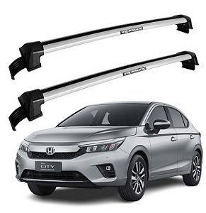 RACK EQMAX NEW WAVE HONDA CITY HATCH 2022 2023 2024 2025 - CINZA