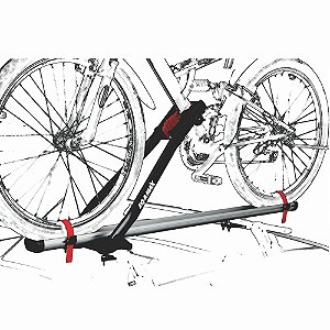 Transportador De Teto Para Bicicleta Velox Alumínio Eqmax - CINZA