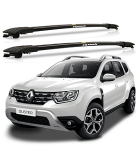 RACK TRAVESSA LARGA EQMAX RENAULT DUSTER 2021 2022 2023 2024 2025 - PRETO