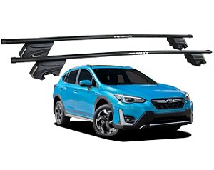 RACK P/ LONGARINAS INTEGRADAS BETA AÇO (1,20M) SUBARU NEW XV 2021 2022 2023 - PRETO