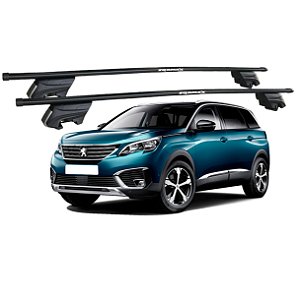 RACK P/ LONGARINAS INTEGRADAS BETA AÇO (1,30M) PEUGEOT 5008 (2018 2019 2020) - PRETO