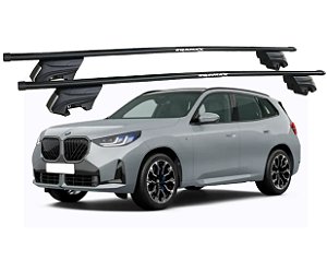 RACK P/ LONGARINAS INTEGRADAS BETA AÇO (1,30M) BMW X3 2020 2021 2022 2023 - PRETO