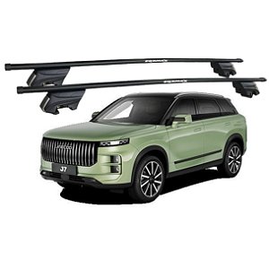 RACK P/ LONGARINAS INTEGRADAS BETA AÇO (1,30M) JAECOO J7 2025 2026 - PRETO