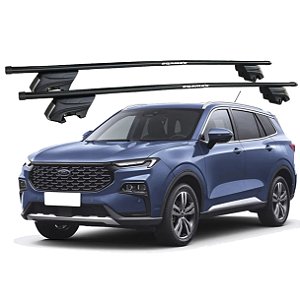 RACK P/ LONGARINAS INTEGRADAS BETA AÇO (1,40M) FORD TERRITORY 2024 2025 - PRETO