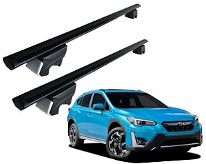RACK P/ LONGARINAS INTEGRADAS BETA ALUMÍNIO (1,16M) SUBARU NEW XV 2021 2022 2023 - PRETO