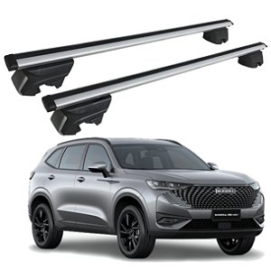 RACK P/ LONGARINAS INTEGRADAS BETA ALUMÍNIO (1,26M) GWM HAVAL H6 2023 - CINZA