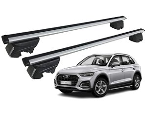 RACK P/ LONGARINAS INTEGRADAS BETA ALUMÍNIO (1,26M) AUDI Q5 2009 2010 2011 2012 2013 2014 2015 2016 2017 2018 2019 2020 2021 2022 2023 - CINZA