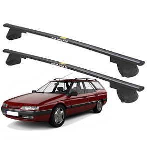 RACK P/ LONGARINAS ALPHA AÇO 02 (1,20M) CITROEN XM WAGON 1992 1992 1993 1994 1995 1996 1997 1998 1999 2000 2001 2002 2003 2004 2005 - PRETO
