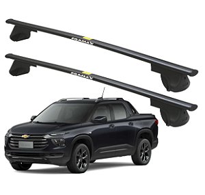 RACK P/ LONGARINAS ALPHA AÇO 02 (1,20M) NOVA MONTANA 2023 2024 2025 - PRETO