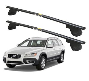 RACK P / LONGARINAS ALPHA AÇO 03 (1,30M) VOLVO XC 70 1989 1990 1991 1992 1993 1994 1995 1996 1997 1998 1999 2000 2001 2002 2003 2004 2005 2006 2007 2008 - PRETO