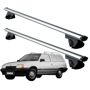 RACK P/ LONGARINAS ALPHA ALUMÍNIO 01 (1,06M) GM IPANEMA WAGON 1989 1990 1992 1992 1993 1994 1995 1996 1997 1998 - CINZA