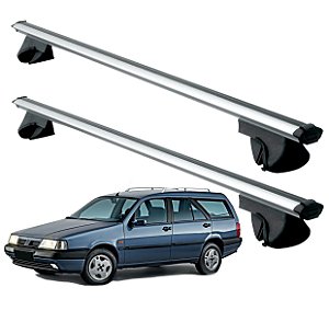 RACK P/ LONGARINAS ALPHA ALUMÍNIO 01 (1,06M) FIAT TEMPRA WAGON 1995 1996 1997 - CINZA
