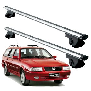 RACK P/ LONGARINAS ALPHA ALUMÍNIO 01 (1,06M) VW QUANTUM 1991 1992 1993 1994 1995 1996 1997 1998 1999 2000 2001 2002 - CINZA