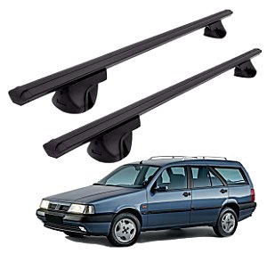 RACK P/ LONGARINAS ALPHA ALUMÍNIO 01 (1,06M) FIAT TEMPRA WAGON 1995 1996 1997 - PRETO