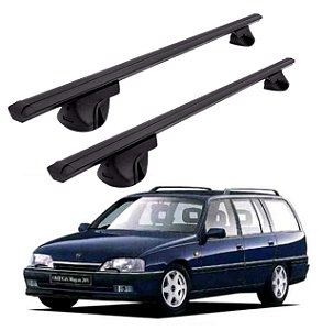 RACK P/ LONGARINAS ALPHA ALUMINIO 02 (1,16M) GM SUPREMA 1993 1994 1995 1996 - PRETO