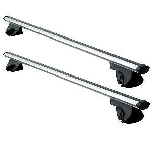 RACK P/ LONGARINAS ALPHA ALUMÍNIO 03 (1,26M) NISSAN MURANO 2003 2004 2005 2006 2007 2008 2009 - CINZA
