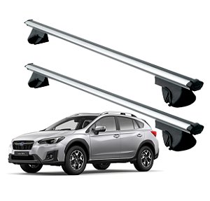 RACK P/ LONGARINAS ALPHA ALUMÍNIO 03 (1,26M) SUBARU NEW XV 2021 / 2022 - CINZA