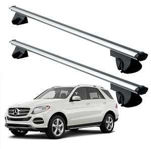 RACK P/ LONGARINAS ALPHA ALUMÍNIO 04 (1,36M) MERCEDES BENZ GLE 2021 / 2022 - CINZA