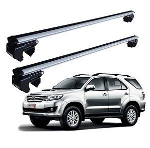 RACK P/ LONGARINAS SIGMA ALUMÍNIO 01 (1,06M) TOYOTA HILUX SW4 2006 2007 2008 2009 2010 2011 2012 2013 2014 - CINZA
