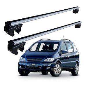 RACK P/ LONGARINAS SIGMA ALUMÍNIO 02 (1,16M) GM ZAFIRA 2001 2002 2003 2004 2005 2006 2007 2008 2009 2010 2011 2012 - CINZA