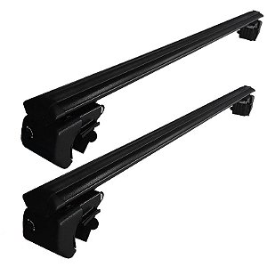 RACK P/ LONGARINAS SIGMA ALUMÍNIO 02 (1,16M) GM S10 CABINE SIMPLES 1991 1992 1993 1994 1995 1996 1997 1998 1999 2000 2001 2002 2003 2004 2005 2006 2007 2008 2009 2010 2011 - PRETO