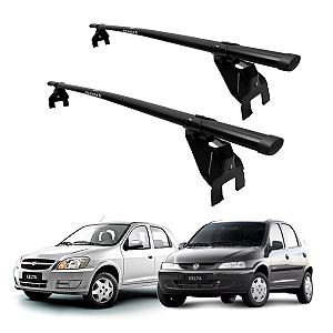 RACK EQMAX AÇO GM CELTA 2000 2001 2002 2003 2004 2055 2006 2007 2008 2009 2010 2011 - PRETO