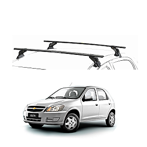 RACK EQMAX AÇO GM CELTA 4P 2012 2013 2014 2015 2016 - PRETO