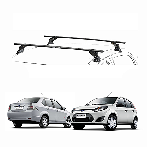 RACK EQMAX AÇO FORD FIESTA ROCAM/SUPERCHARG HATCH // SEDAN 2003 2004 2005 2006 2007 2008 2009 2010 2011 2012 2013 2014 2015 2016 - PRETO
