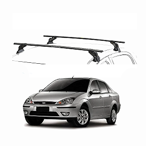 RACK EQMAX AÇO FORD FOCUS SEDAN 2003 2004 2005 2006 2007 2008 2009 - PRETO