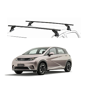 RACK EQMAX AÇO BYD DOLPHIN 2023 2024 2025 - PRETO