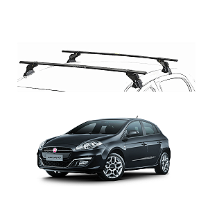 RACK EQMAX AÇO FIAT BRAVO 2010 2011 2012 2013 2014 2015 2016 - PRETO