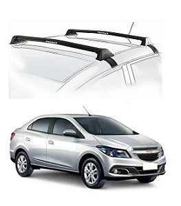 RACK EQMAX NEW WAVE GM PRISMA LT / LTZ / ADVANTAGE 2013 6014 2015 2016 2017 2018 2019 - PRETO
