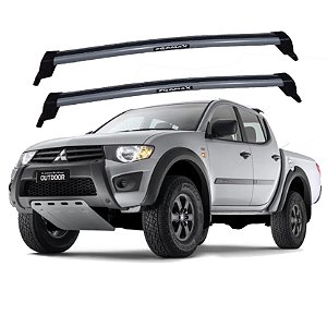 RACK EQMAX NEW WAVE MITSUBISHI L-200 TRITON 2013 2014 2015 2016 2017 2018 - CINZA