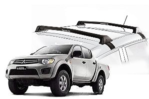 RACK EQMAX NEW WAVE MITSUBISHI L-200 TRITON 2013 2014 2015 2016 2017 2018 - PRETO