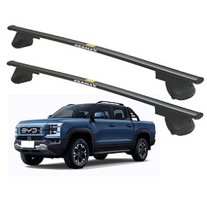 RACK P/ LONGARINAS ALPHA AÇO 04 (1,40M) BYD SHARK 2025 - PRETO
