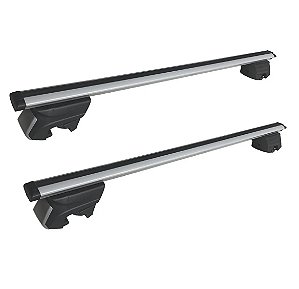 RACK P/ LONGARINAS INTEGRADAS BETA ALUMÍNIO (1,26M) BYD SONG PRO 2025 2026 - CINZA