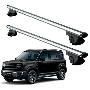 RACK P/ LONGARINAS ALPHA ALUMINIO 02 (1,16M) GM SPARK EUV ACTIVE 2026 - CINZA