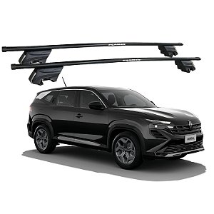 RACK P/ LONGARINAS INTEGRADAS BETA AÇO (1,30M) RENAULT BOREAL 2026 - PRETO