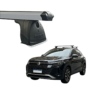 RACK EQTHOR ALUMÍNIO P/ LONGARINAS INTEGRADA VW TERA 2025 2026 - CINZA