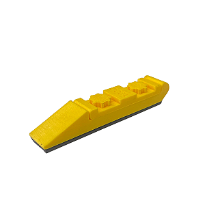 Taco Lixamento Manual Magnético 8,5x1,5 Amarelo Nr Estética